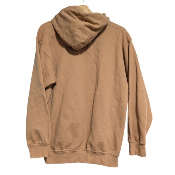 Wolf Laurel Resort Embroidered Brown Hoodie Sweatshirt Size M - Picture 2 of 7